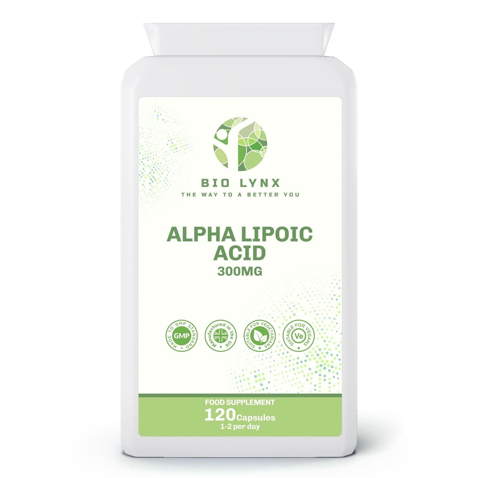 Alpha Lipoic Acid 300mg 120 Capsules - William George