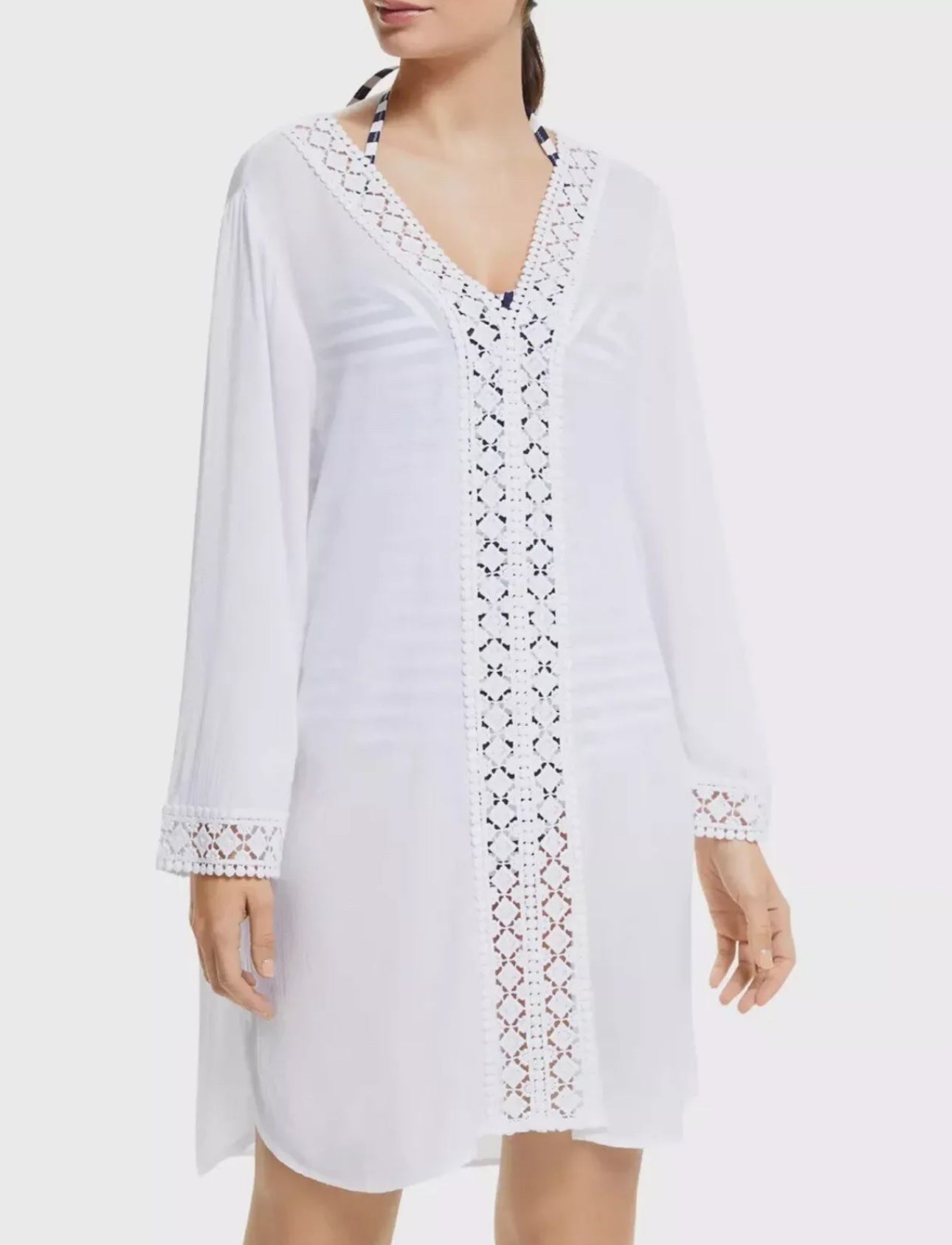 John Lewis Diamond Gullies Lace Kaftan Size Medium BNWT RRP £49 - William George