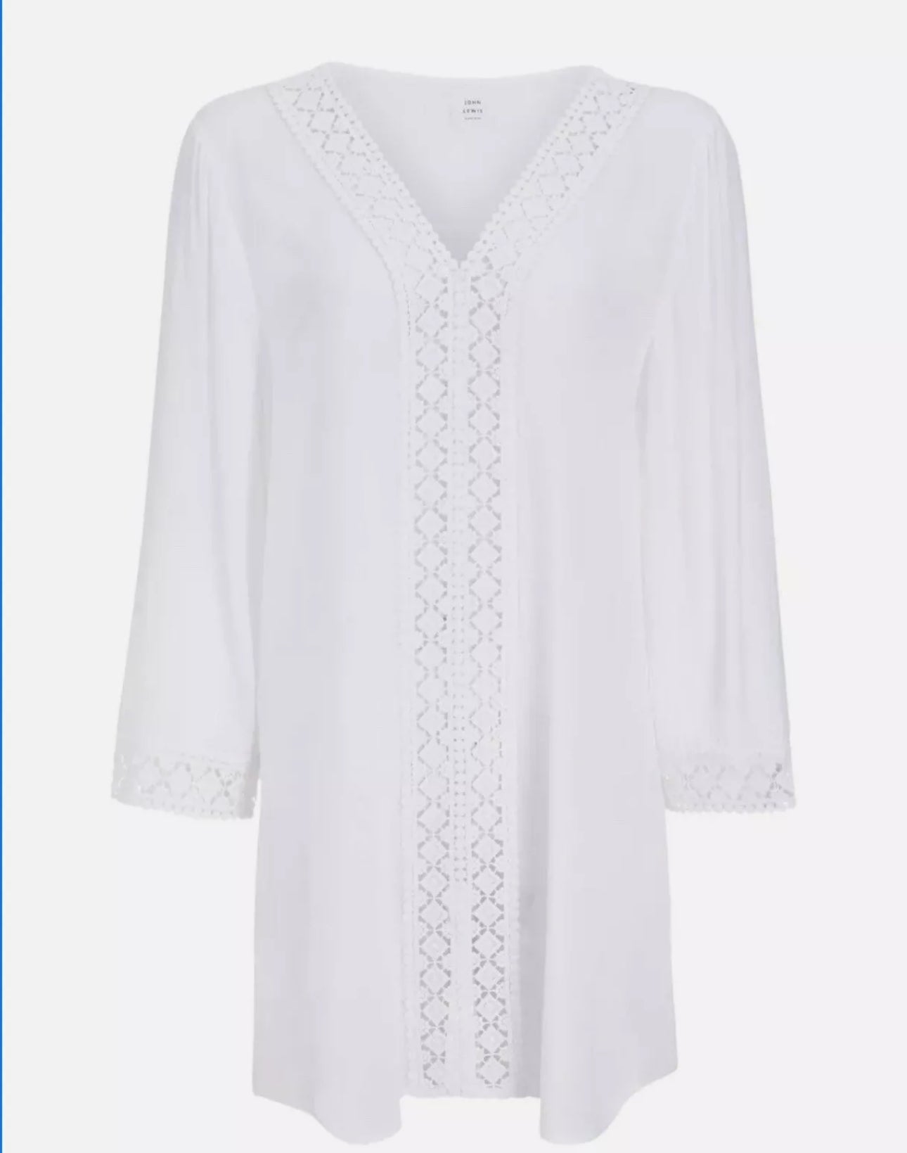 John Lewis Diamond Gullies Lace Kaftan Size Medium BNWT RRP £49 - William George