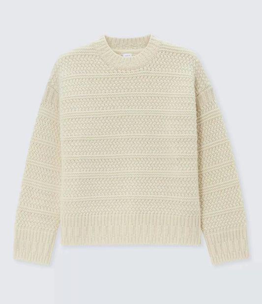 John Lewis Wool Blend Herringbone Sweater Size Medium BNWT RRP £65 - William George