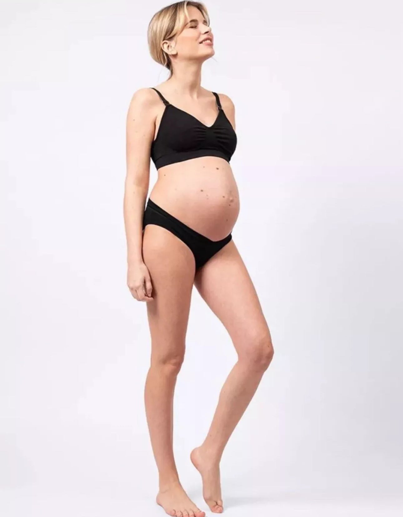 Seraphine Sammie Maternity Briefs Size Medium Black BNWT RRP £29 - William George