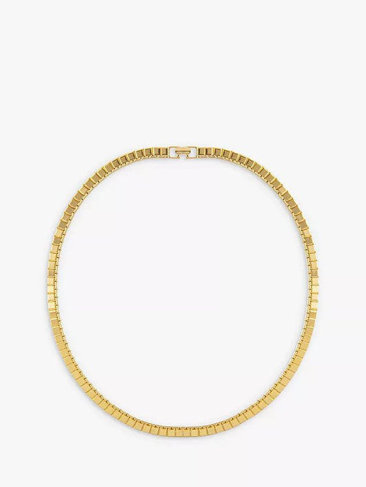 Eclectica Vintage Monet 22ct Gold Plated Collar Necklace, Dated Circa 1980s - William George