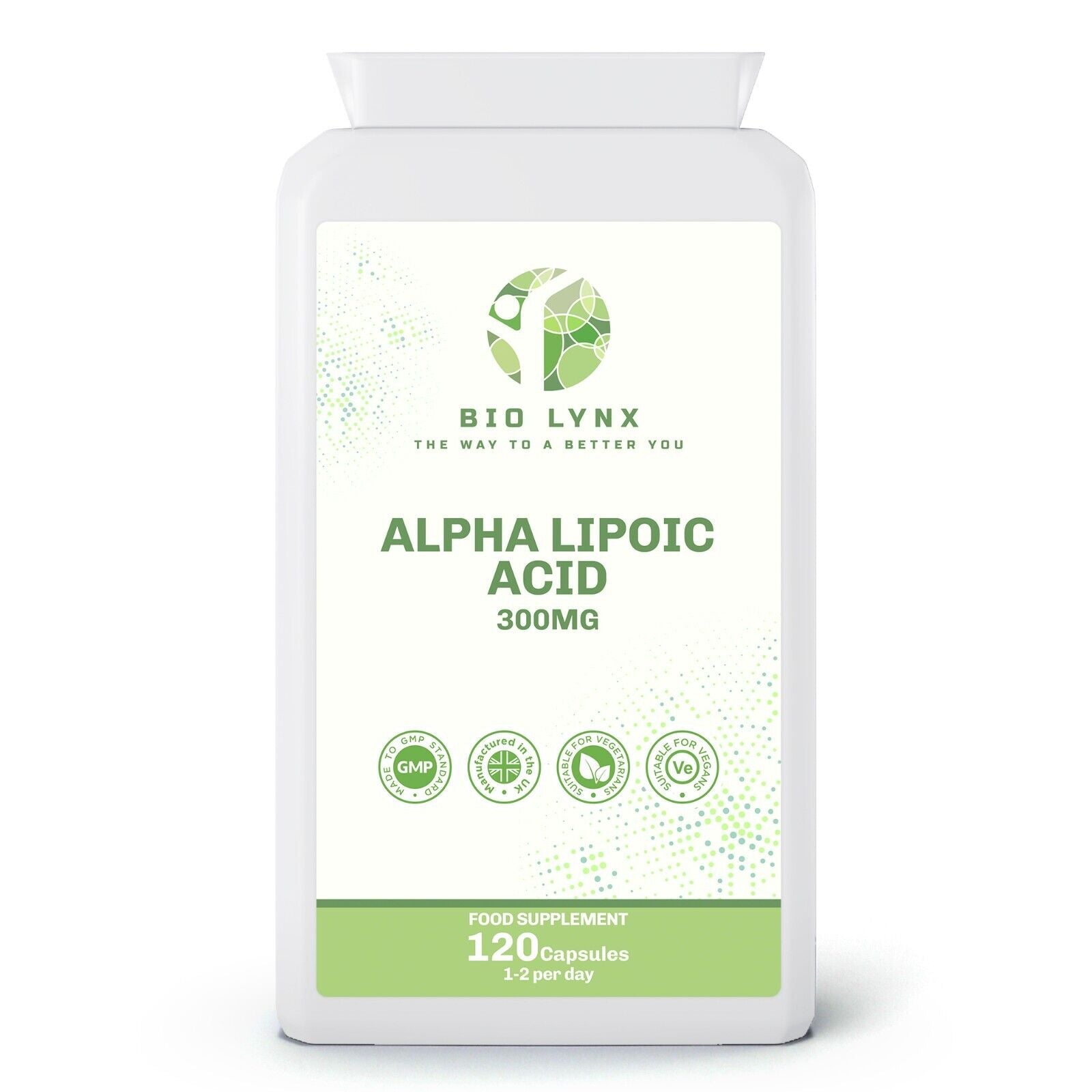 Alpha Lipoic Acid 300mg 120 Capsules - William George