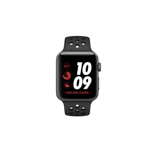 Apple Watch Nike+ Series 3 GPS + Cellular 42mm Space Grey Aluminium Case with Anthracite/Black Nike - William George