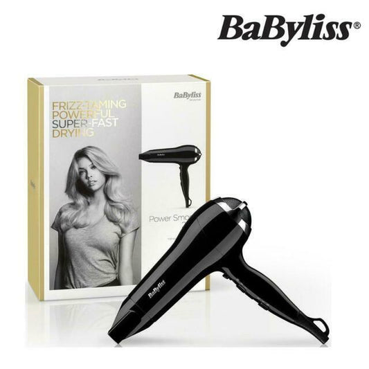 BaByliss 5736CU Power Smooth 2400 Hair Dryer - Black - William George