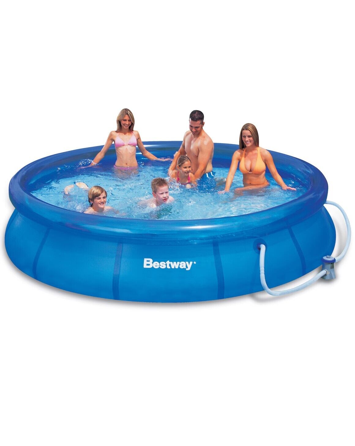 Bestway 10FT Fast Set Paddling Pool / Spa / Garden Toys - with filter pump - William George