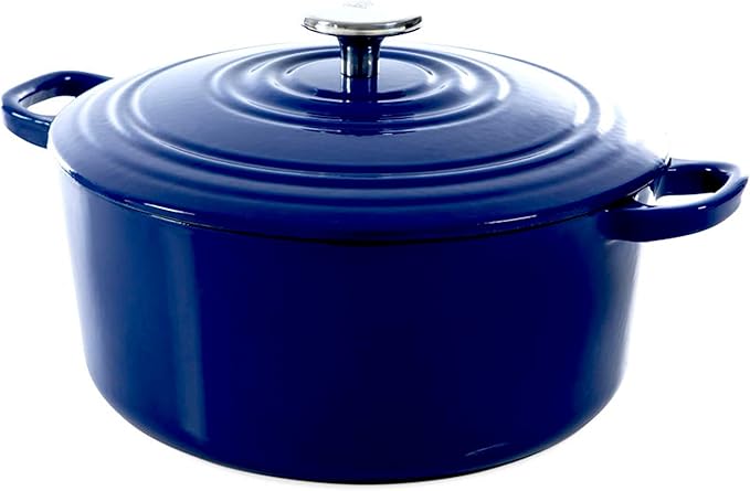 BK Cookware German Enamelled Iron, 28 cm/6.7 Litre Dutch Oven Casserole Dish - William George