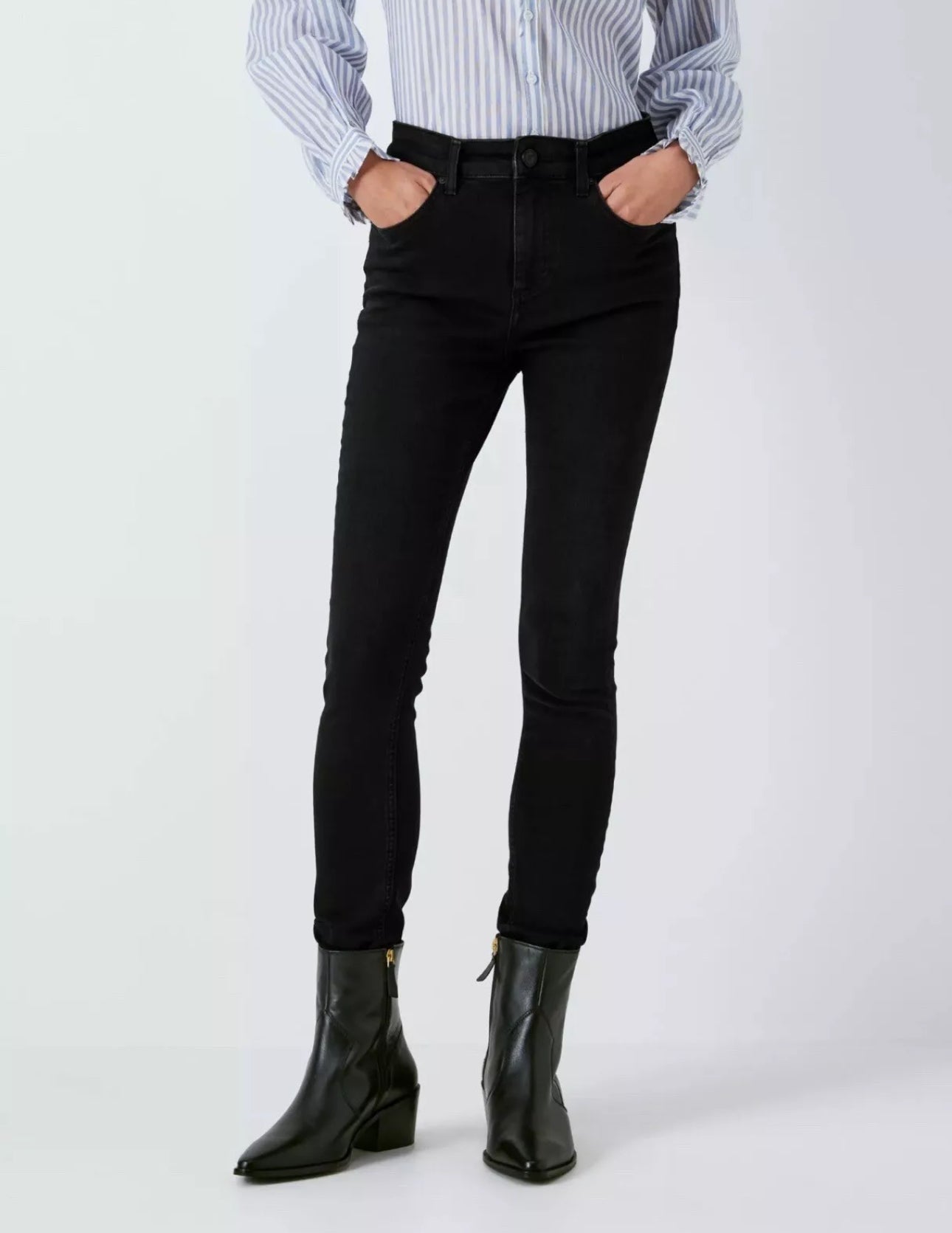 BNWT AND / OR Abbott Kinney Black Skinny Jeans Size 32R RRP £69 - William George