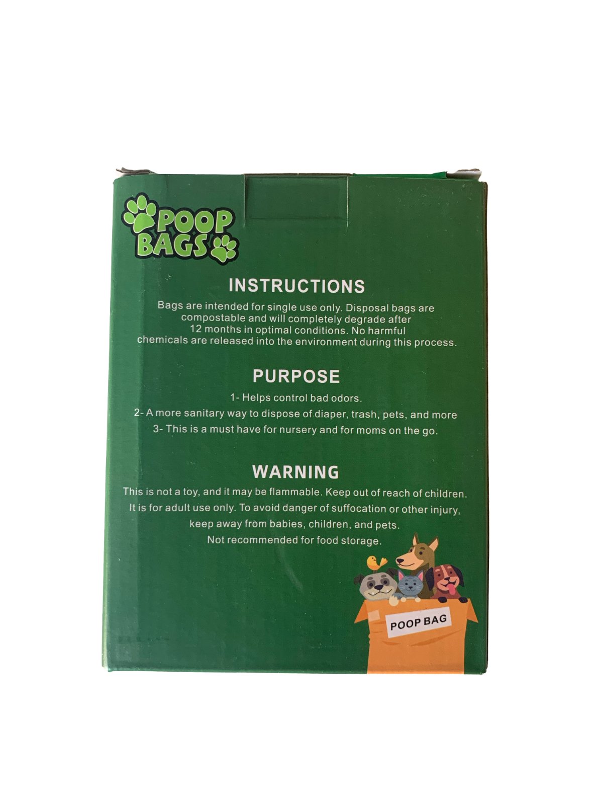 dog poo bags 10 rolls - 150 bags + dispenser - William George