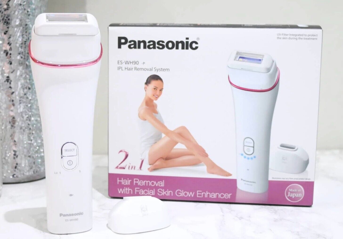 Electric IPL Laser Hair Remover Panasonic ESWH90P803 IPL White RRP £399.95 - William George