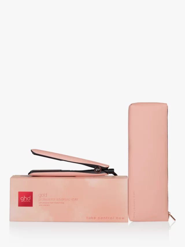 ghd Gold Take Control Now Hair Straighteners, Mid Pink Peach - William George