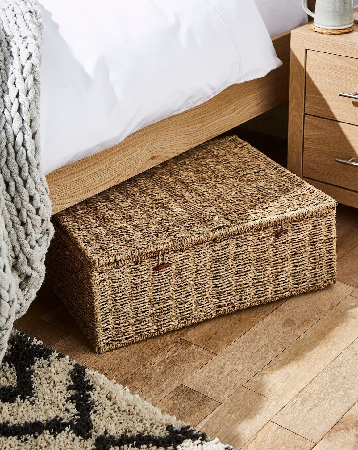 Large Seagrass Underbed Storage Basket - William George