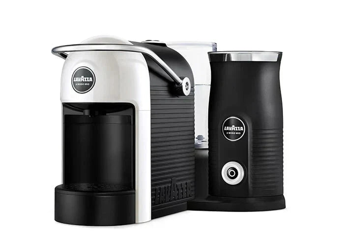 Lavazza A Modo Mio Jolie Plus Coffee Machine with Milk Frother, White RRP £169 - William George