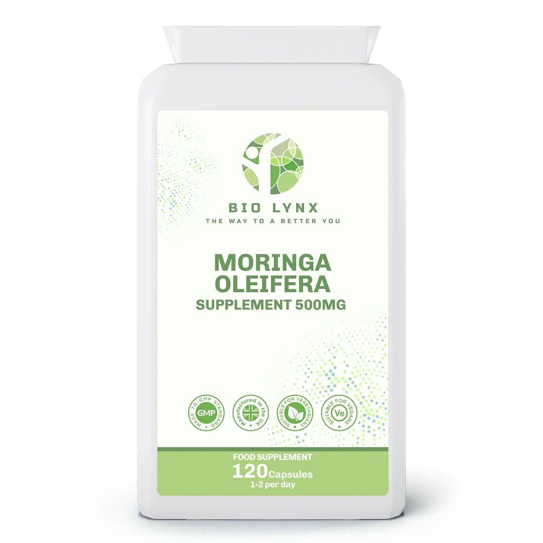 Moringa Oleifera Supplement - 1000mg Per Serving 120 Capsules - William George