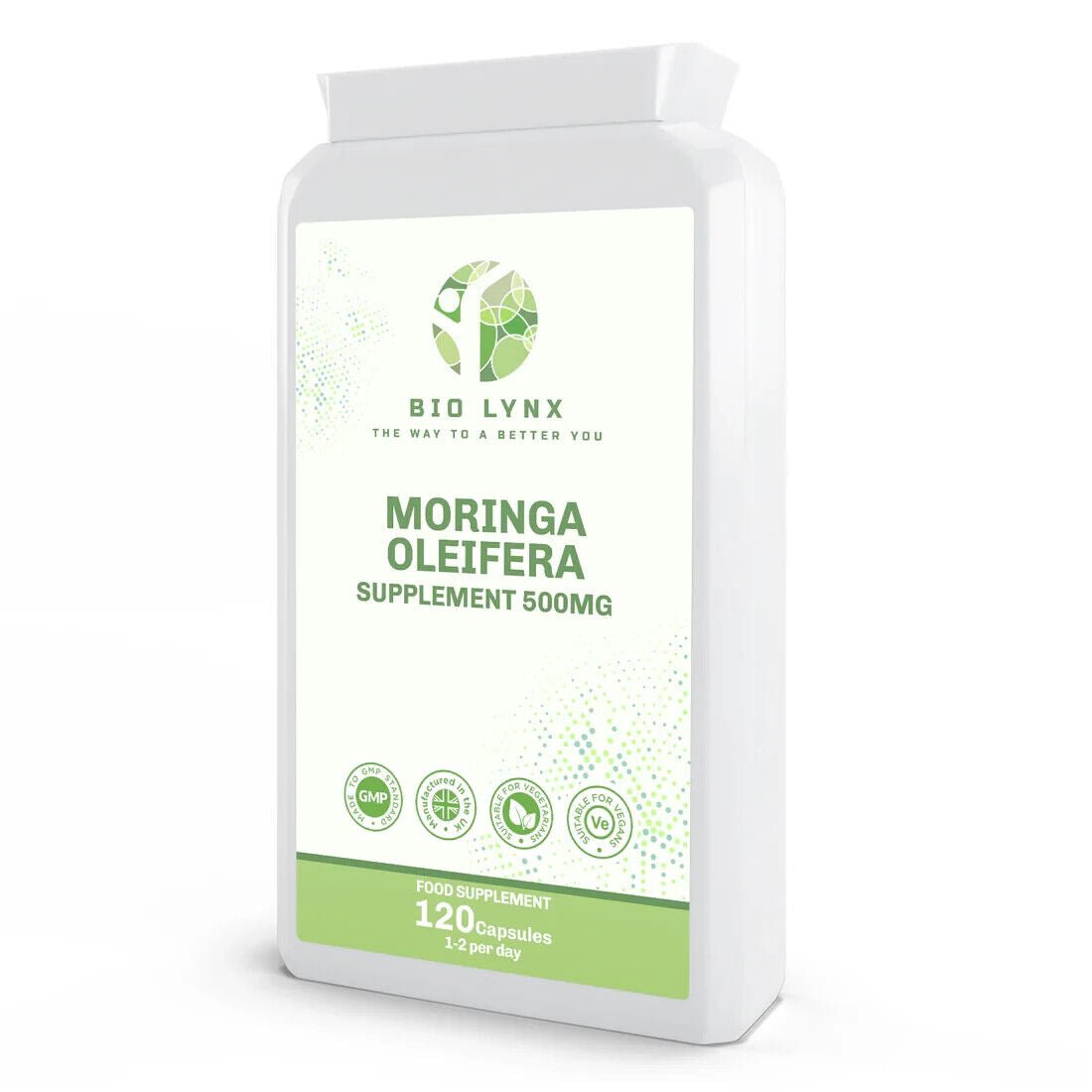 Moringa Oleifera Supplement - 1000mg Per Serving 120 Capsules - William George