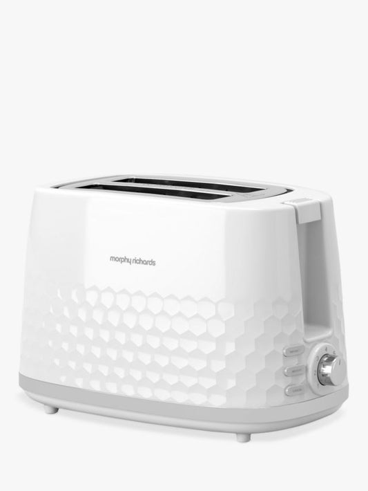 Morphy Richards Hive 2-Slice Toaster, White - William George