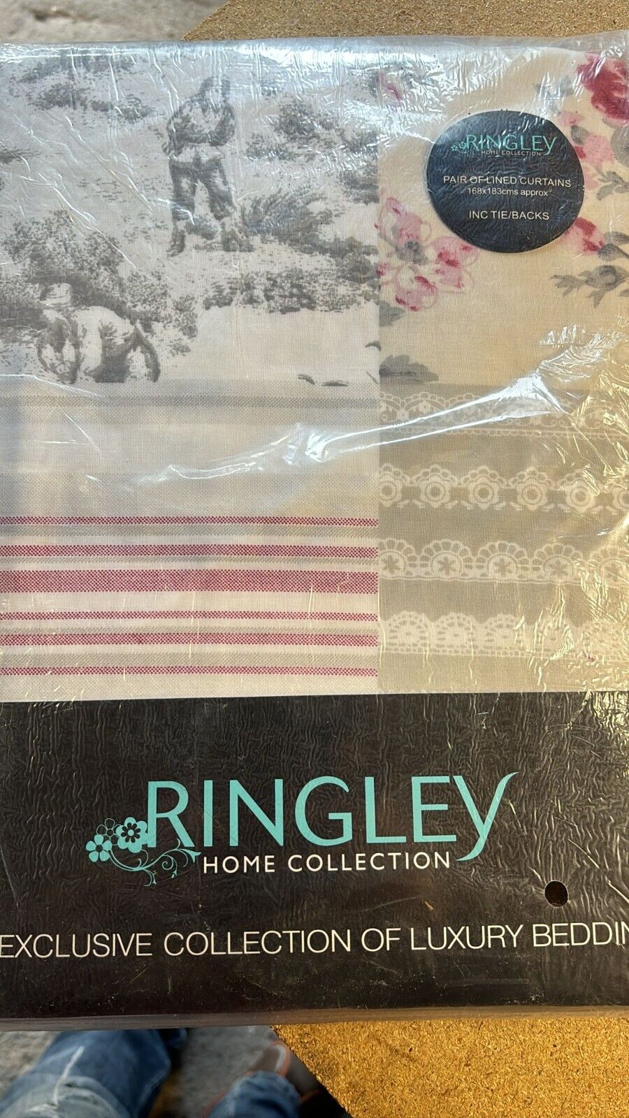 Ringley Home Collection Betsy Vintage Lined Curtains 168 x 183 cms - William George