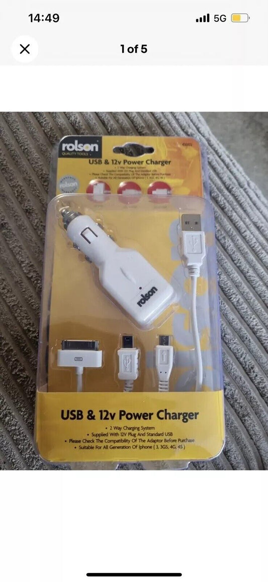 Rolson 3 - in - 1 Charger USB iphone - William George