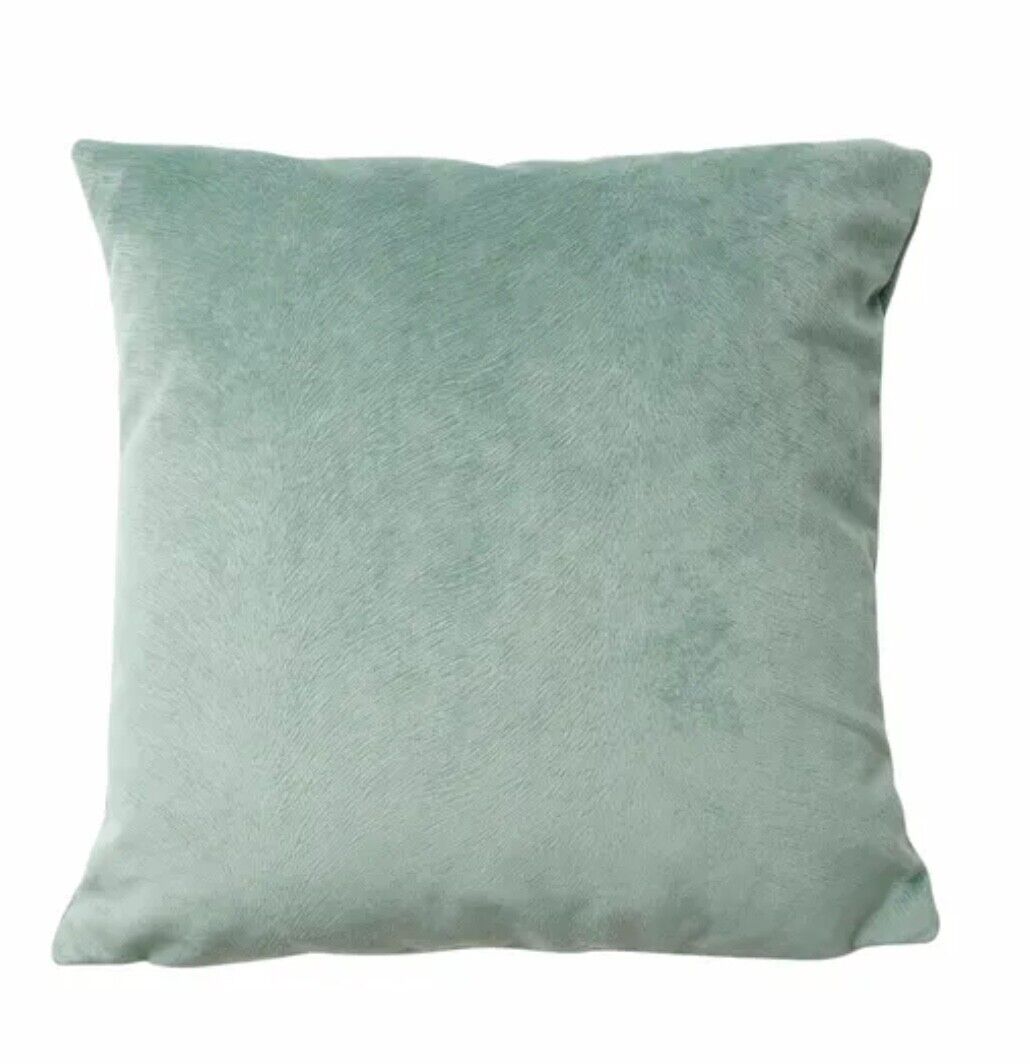 Soft Fleece Cushion 45 x 45 cms Mint RRP £18.50 - William George