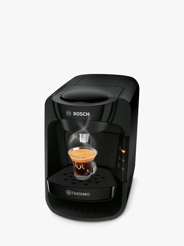 TASSIMO by Bosch SUNY 'Special Edition' TAS3102GB Coffee Machine, Black RRP £34.99 - William George