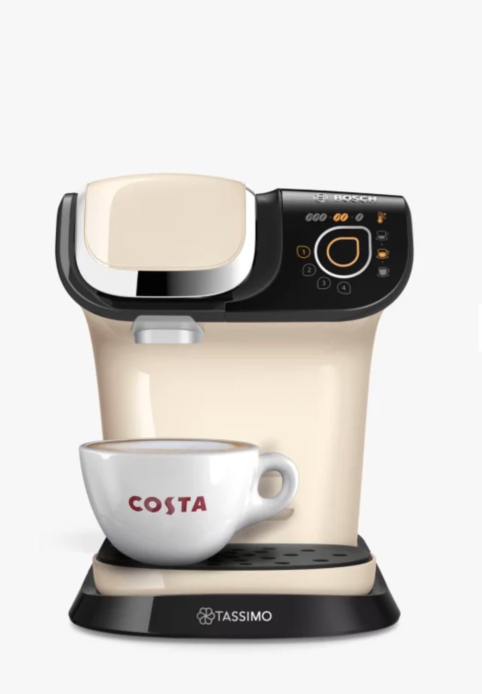 TASSIMO by Bosch Tassimo MyWay 2 Coffee Machine, Cream RRP £99.99 - William George