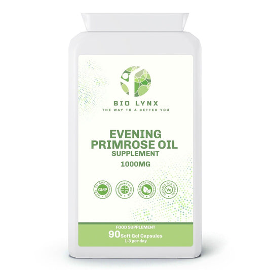 Vegan Evening Primrose Oil Capsules 1000mg - 90 Softgels - William George