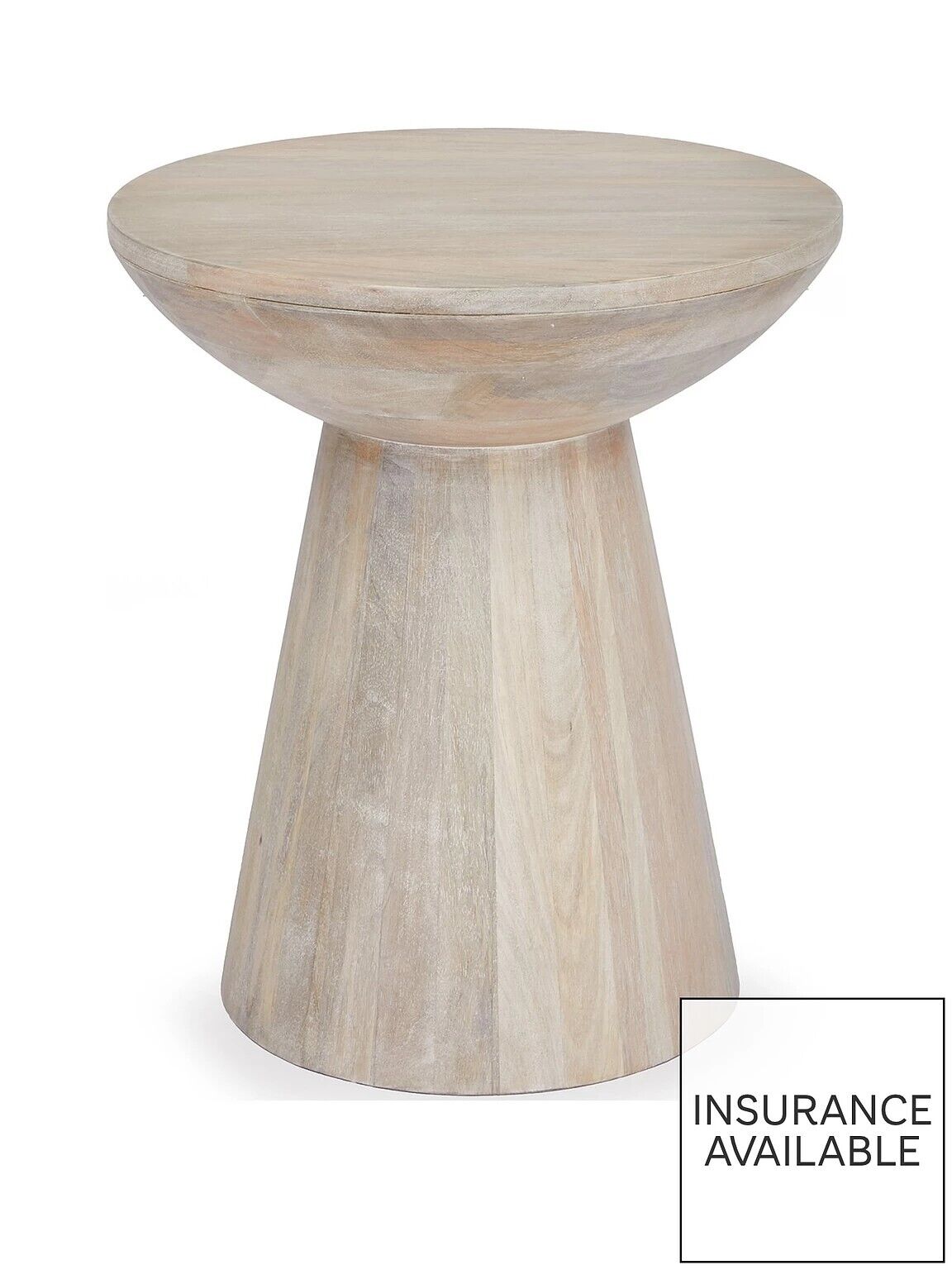 Very Home Drum Side Table - Natural - FSC® Certified RRP £129 - William George