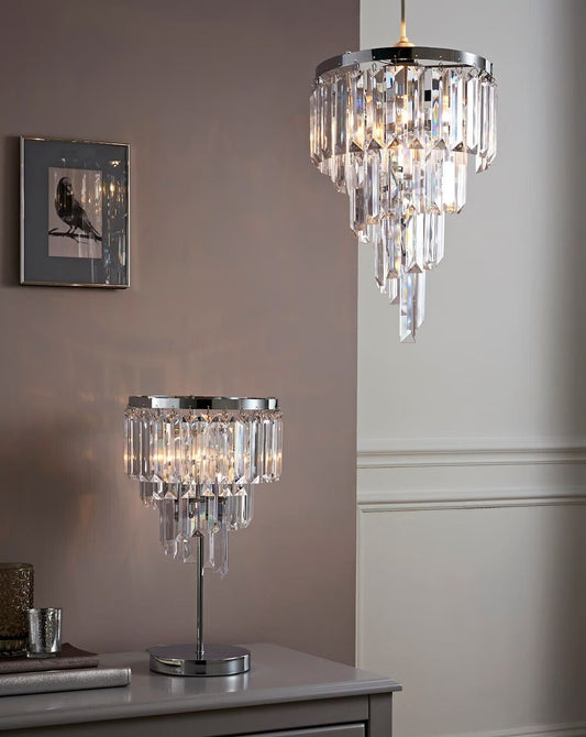 Waterfall Pendant Chandellier Light Fitting - William George