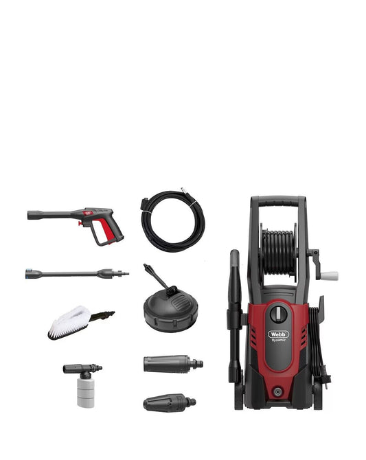 Webb Dynamic 1500W Pressure Washer & Accessories Kit - William George