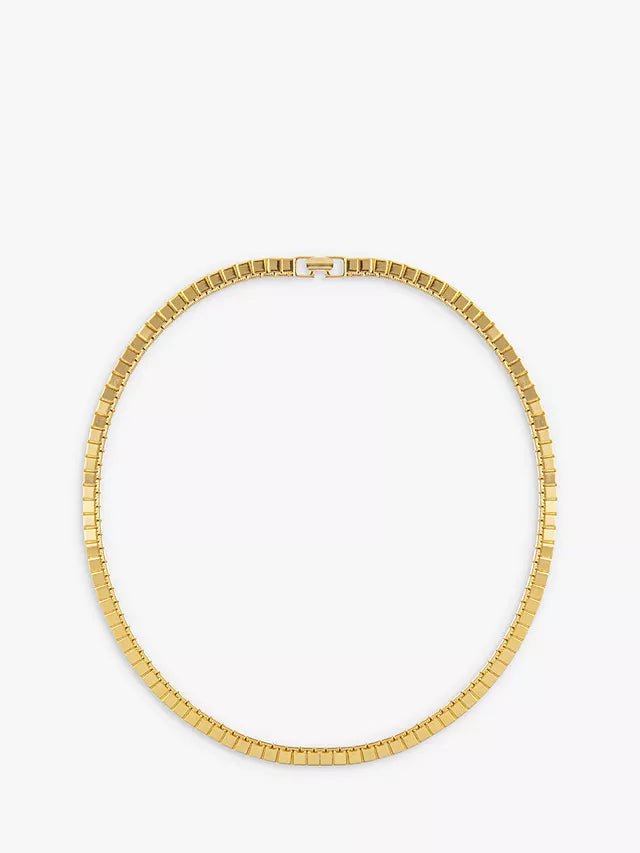 Eclectica Vintage Monet 22ct Gold Plated Collar Necklace, Dated Circa 1980s - William George