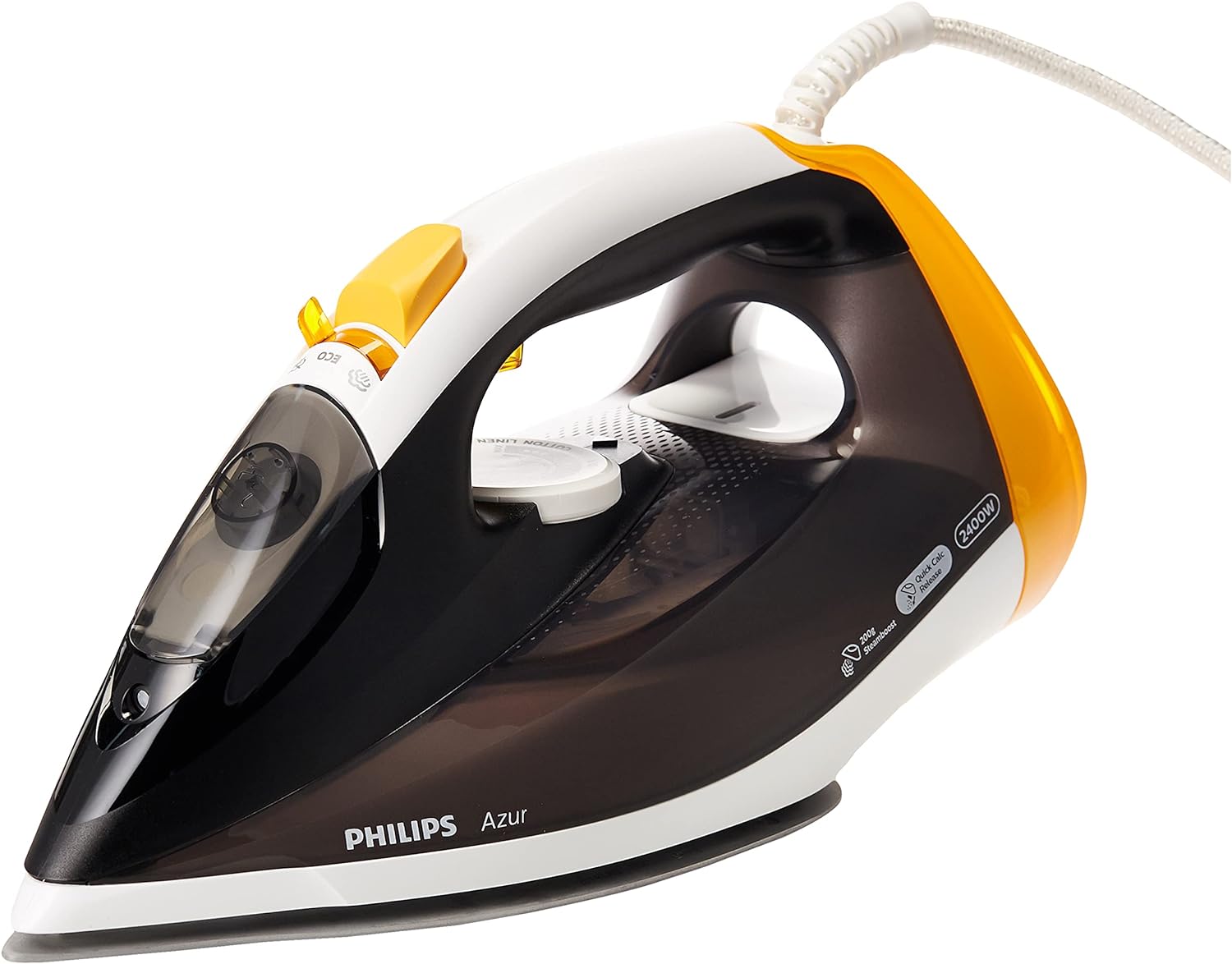 Philips GC4537/86 Azur Steam Iron, Black - William George